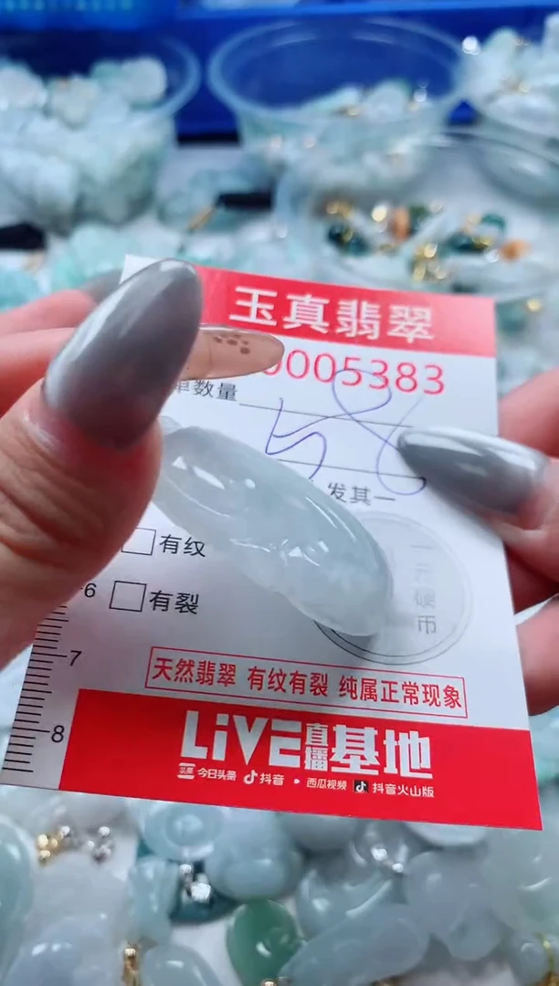 吊坠(不含链)未镶嵌翡翠5383