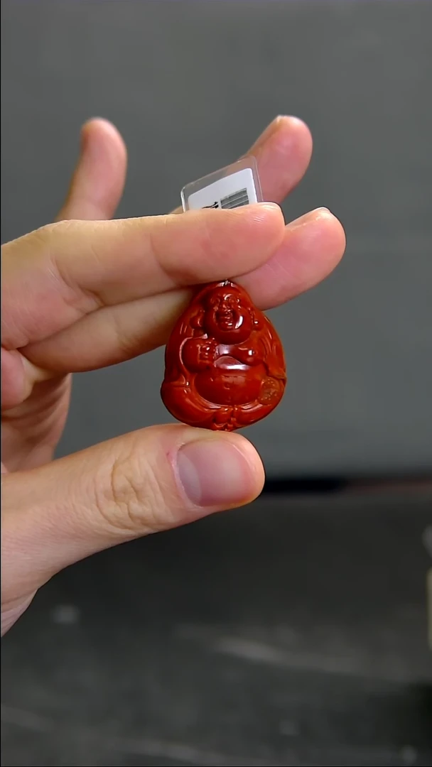 未镶嵌雕刻南红玛瑙九***L003ZB1119产品一个