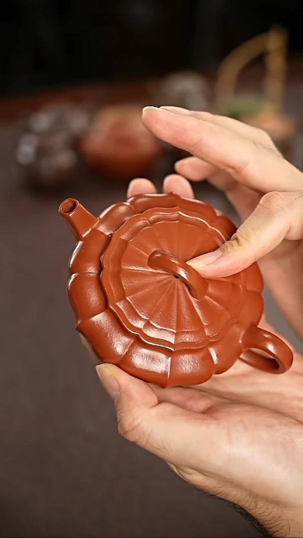 茶壶紫砂筋纹紫砂壶