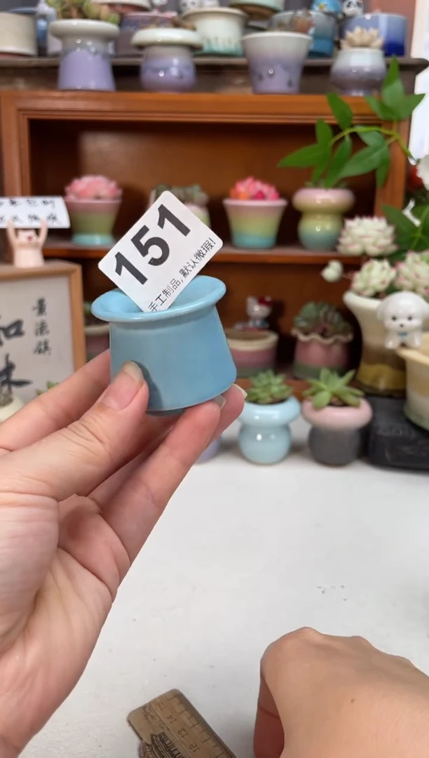 瓷片151知木小芳花盆