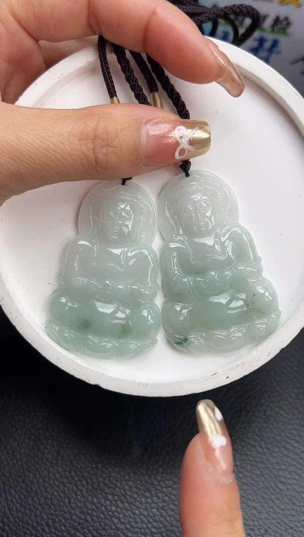 【闪购商品】翡翠颈饰未镶嵌K666-774 观音多样性发一