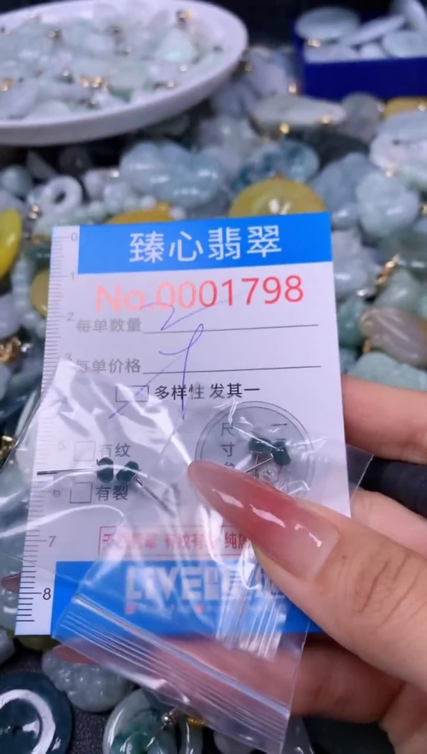 【闪购商品】翡翠颈饰未镶嵌含绳0001798