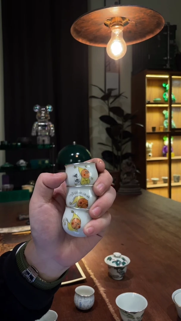 茉****y包银星星人转转杯3只款