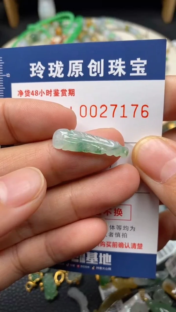 【闪购商品】翡翠颈饰未镶嵌翡翠净货27176