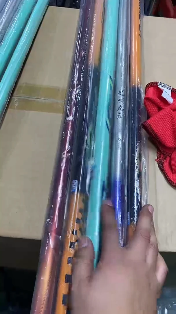 5.7米长节样品鱼竿颜色随机发介意勿拍