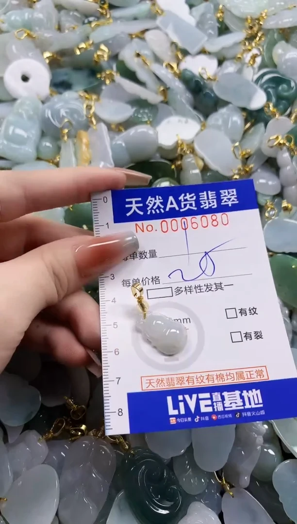 颈饰未镶嵌翡翠天然A货翡翠