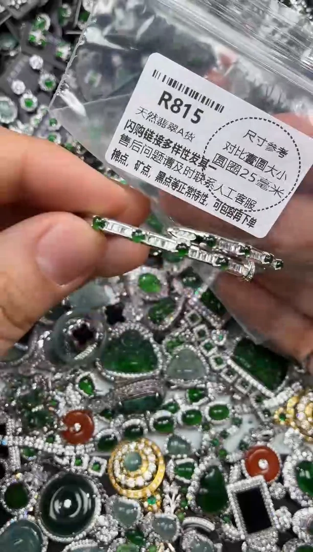 颈饰未镶嵌翡翠R815手镯