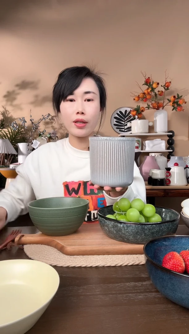 【闪购商品】瓷片窑变线条罐子微瑕