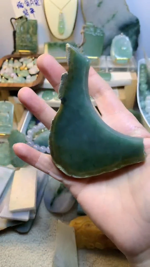 未镶嵌挂件翡翠 缅甸A货翡翠，没有运费险