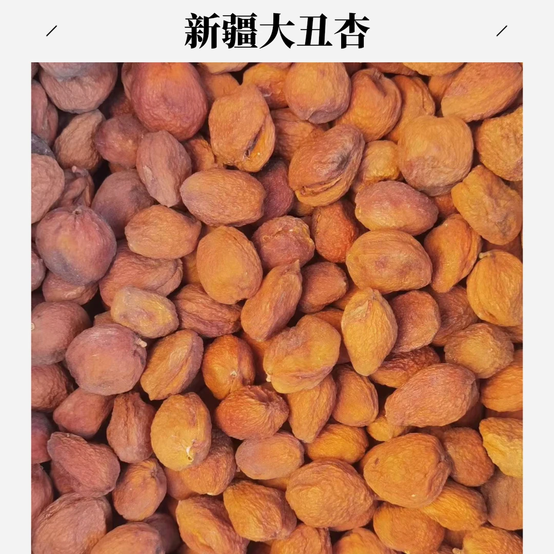 新疆树上吊大丑杏原色原果自然晾晒香甜好吃一杏两吃