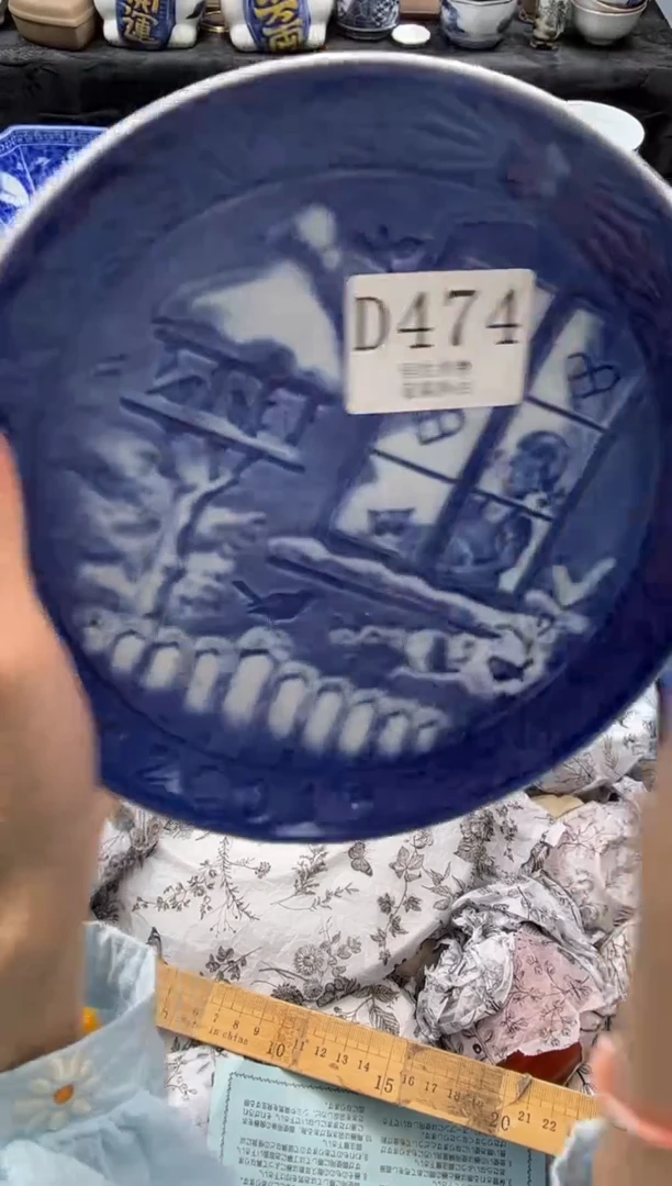 瓷片       D474