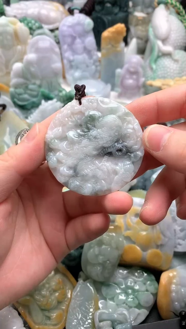 吊坠(不含链)未镶嵌翡翠1