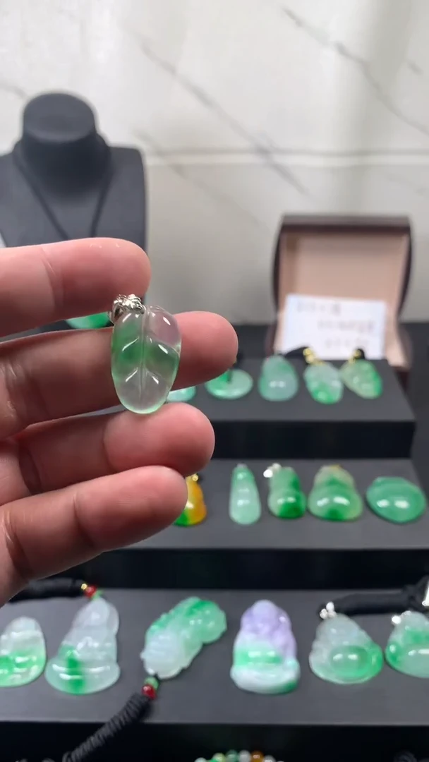 颈饰未镶嵌翡翠所见即所得，一图一物