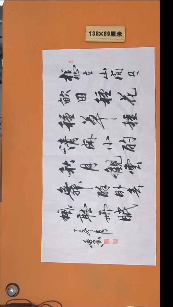 书法王老师精美作品陕西西安138*69