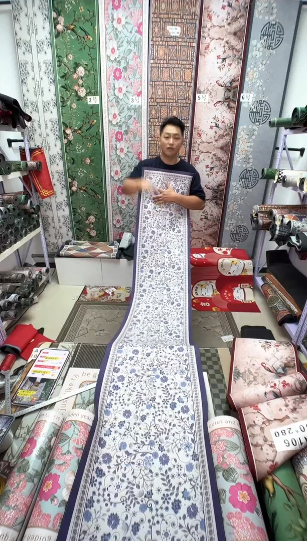混纺45 260 牵牛花微瑕