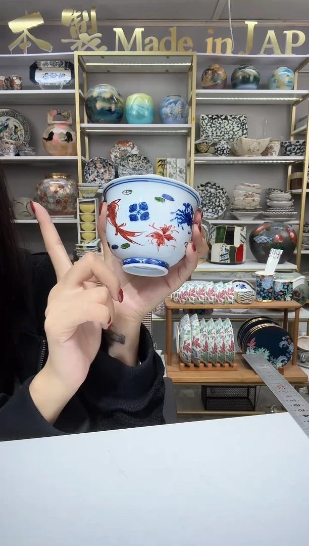 陶瓷有田烧大茶杯一只装88257