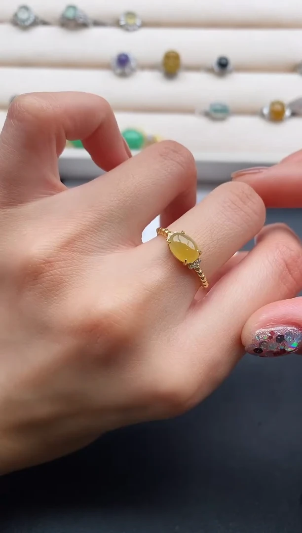 银S925镶嵌戒指翡翠9999999+8