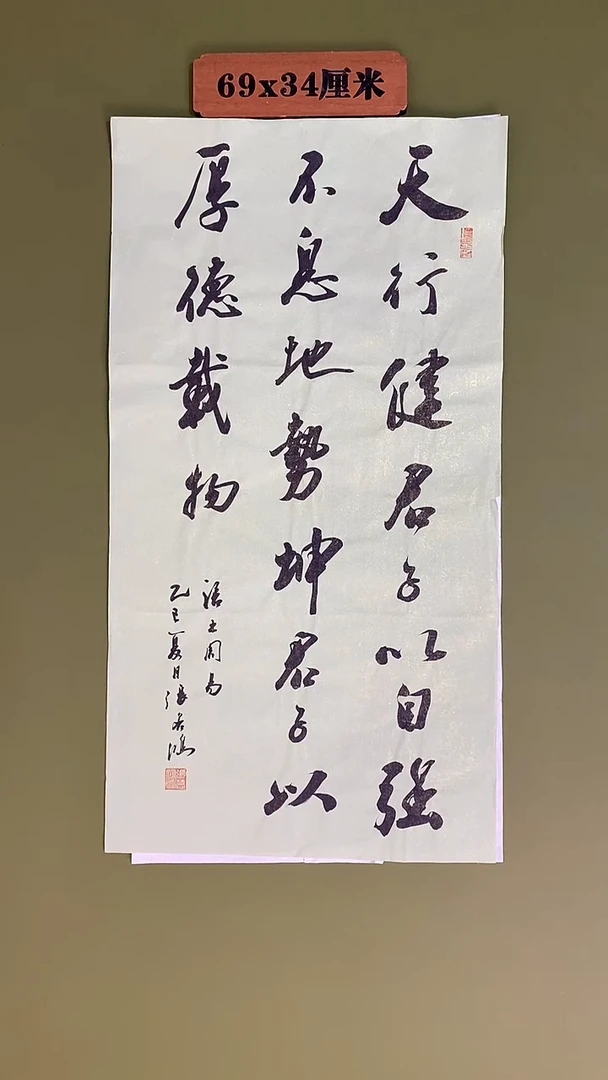 书法书法 张若鸿 尺寸69cm*34cm
