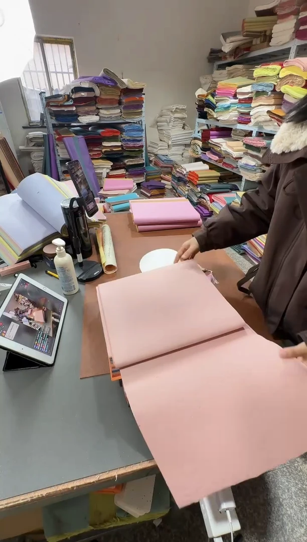 32*180藕粉色麻纸真金25张