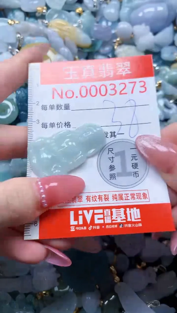 翡翠未镶嵌吊坠(不含链)3273