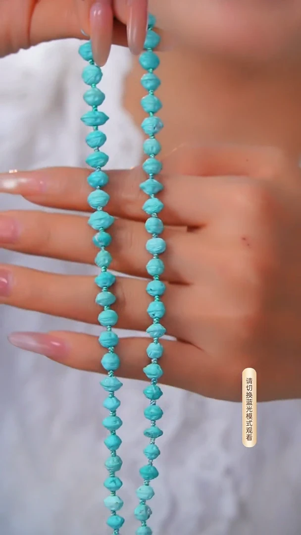 银S925镶嵌绿松石项链多样性发一件