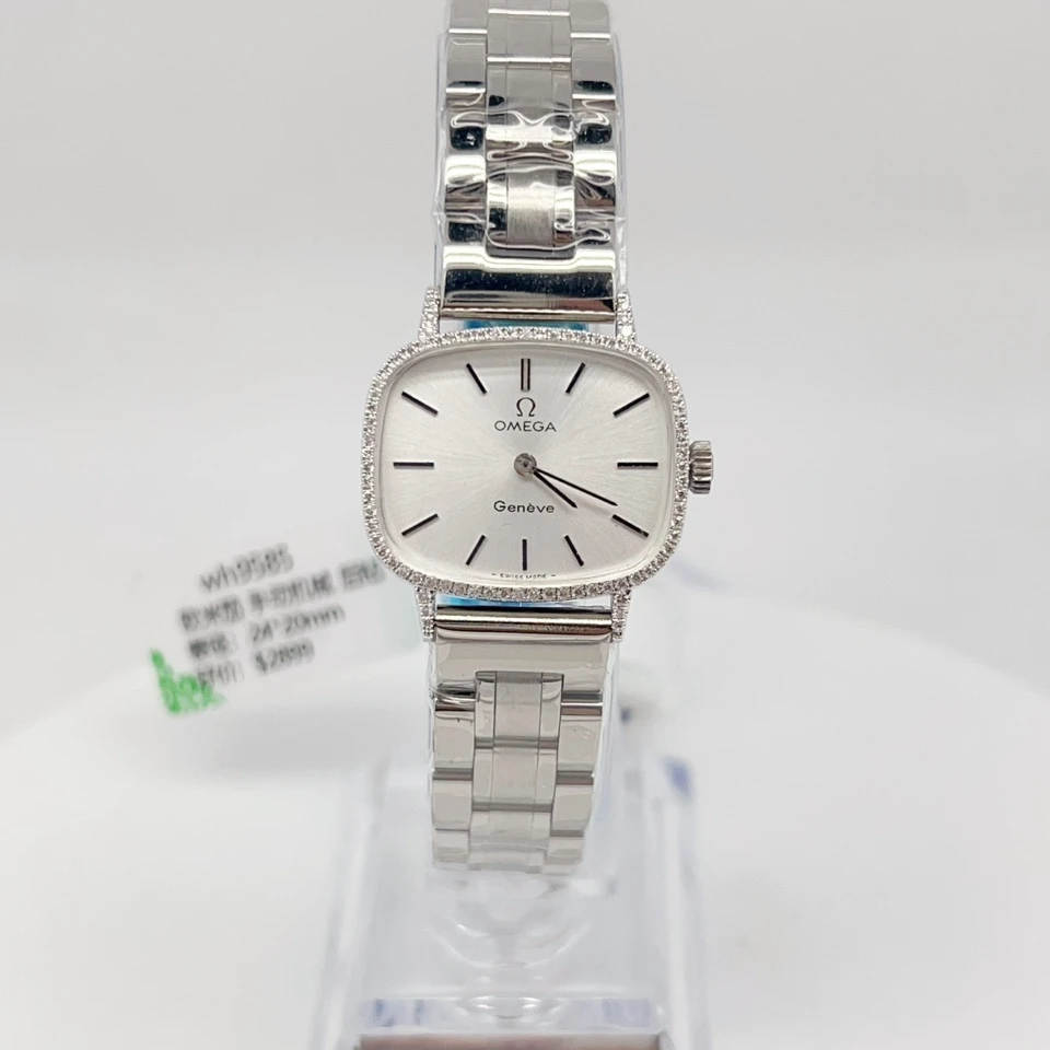 95新 Omega/欧米茄  手动机械后钻24*20mm/公价32999/wh9585