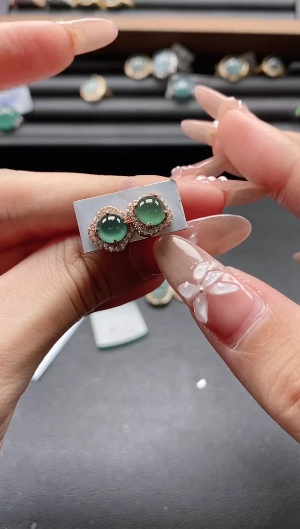 【闪购商品】翡翠戒指银S925镶嵌51511