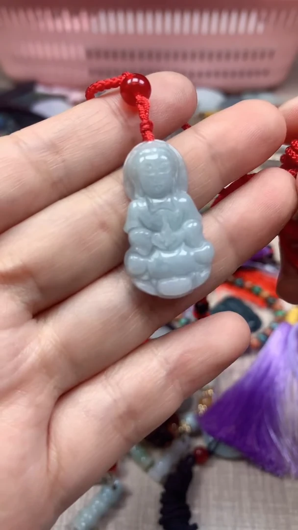 翡翠未镶嵌颈饰天然缅甸A货翡翠