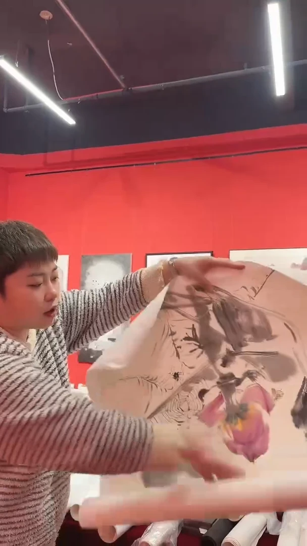 绘画4平尺花鸟作品