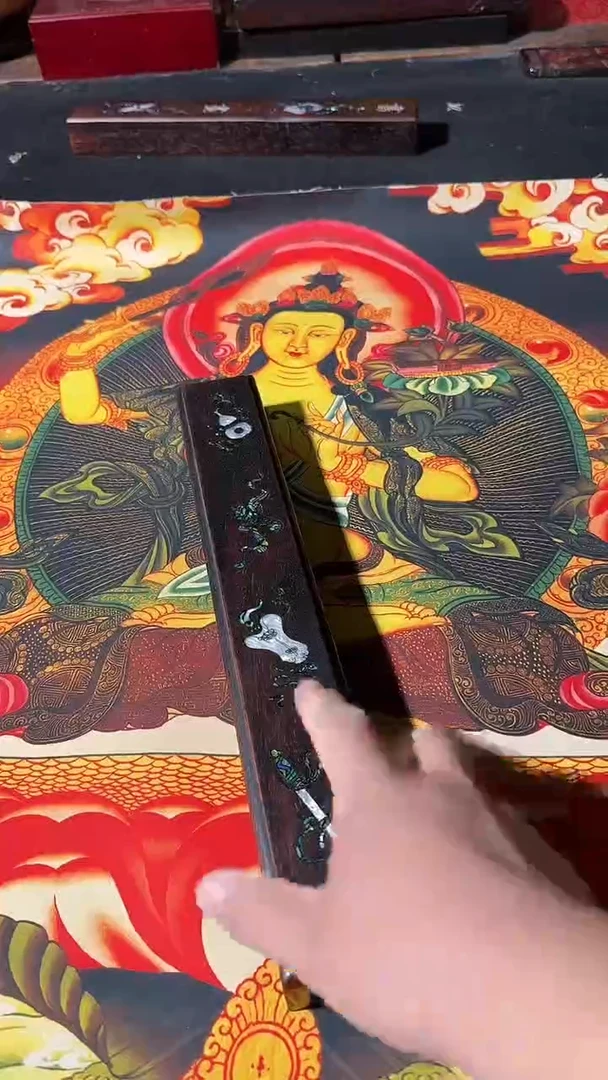 卷轴画藏式珍藏彩绘艺术馆42