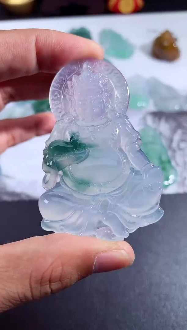 颈饰未镶嵌翡翠天然A货翡翠 定制翡翠 定金