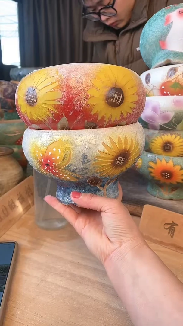 【闪购商品】摆件19-52口14高11  二个