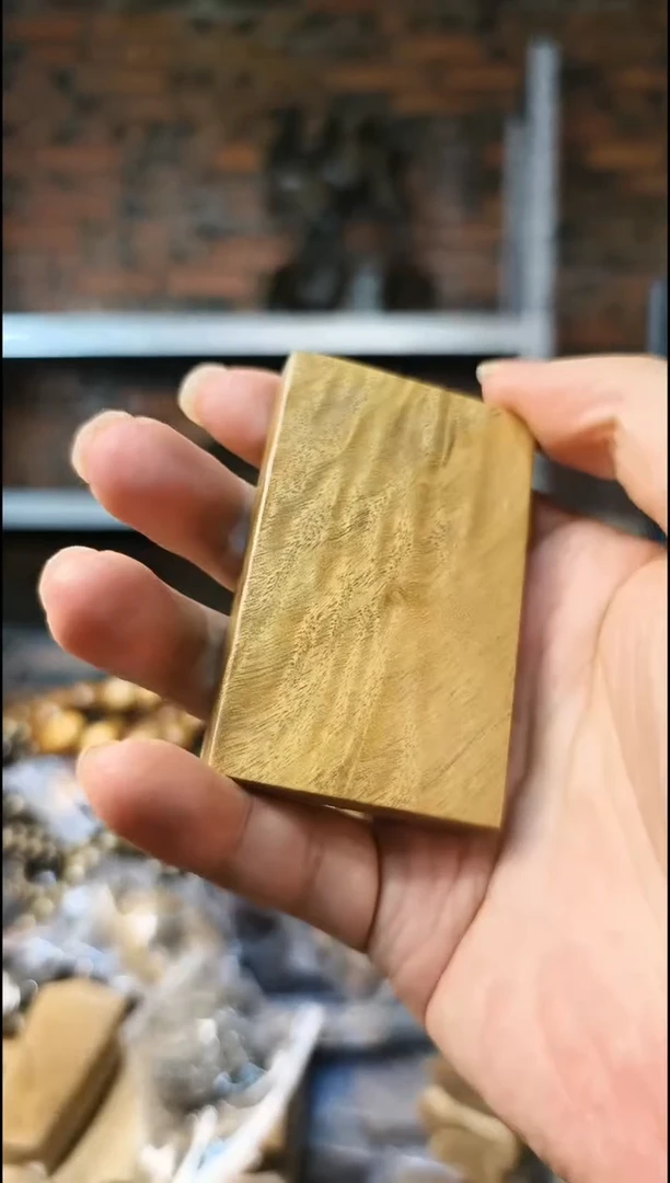 【闪购商品】楠木（金丝楠）把件无事牌