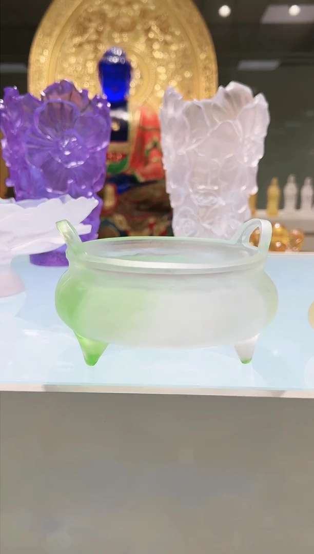 手工艺品琉璃古法琉璃宣德炉
