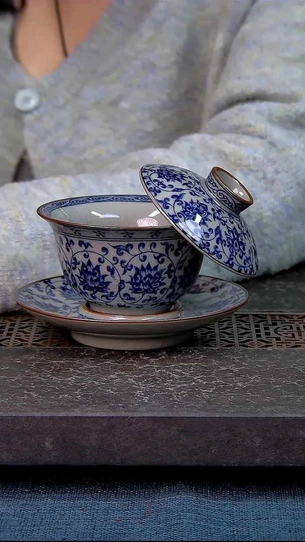 简装家用款1件套 老陶泥开片纹陶瓷茶具