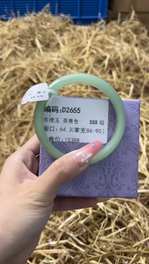 未镶嵌手镯石英质玉D2655