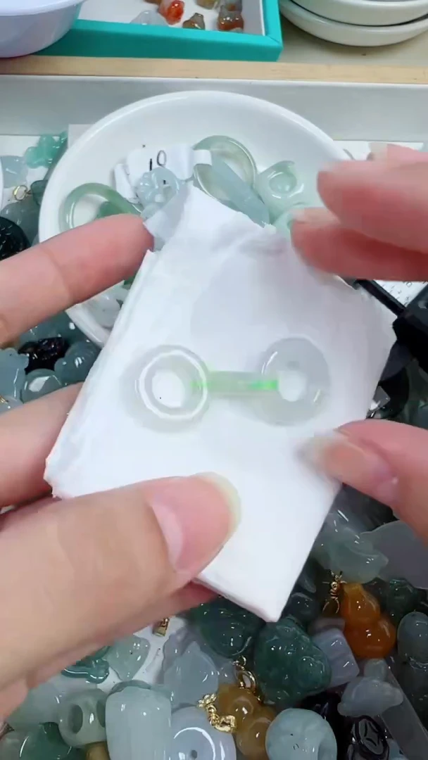 散珠翡翠278号链接，A货翡翠