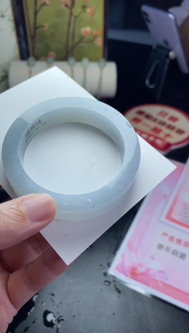 未镶嵌手镯定制翡翠小**、定制手镯ZBZX/DZS