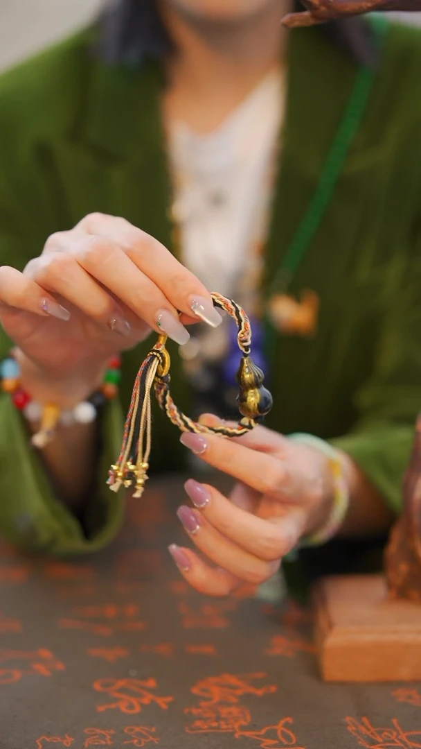 469非遗漆手艺工天然葫芦文玩福禄