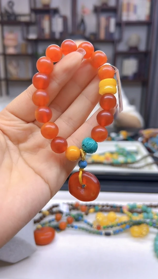 【闪购商品】蜜蜡手链未镶嵌DIY款S454