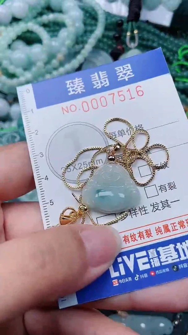 颈饰未镶嵌翡翠.0007516