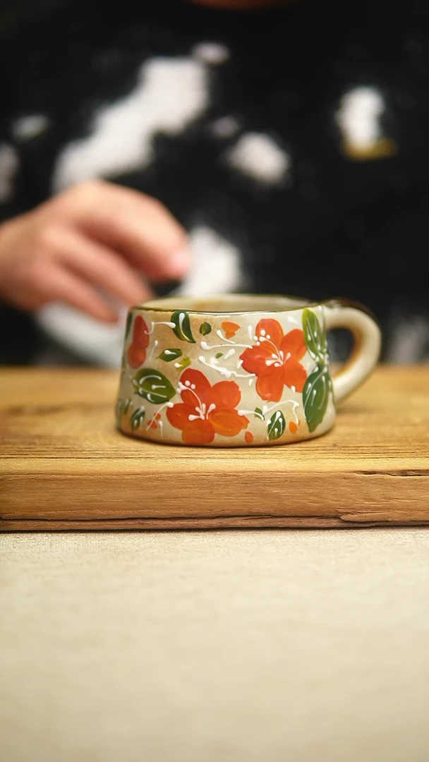 @@陶园瓷舍@@纯手工手绘@高温釉下彩