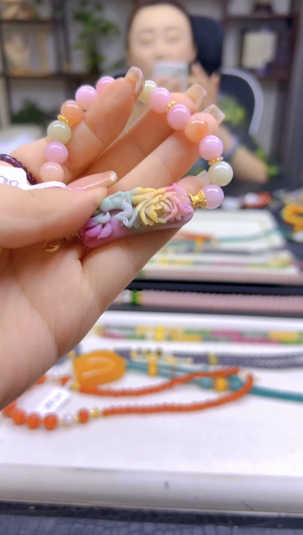 玛瑙/玉髓手链未镶嵌DIY款S15