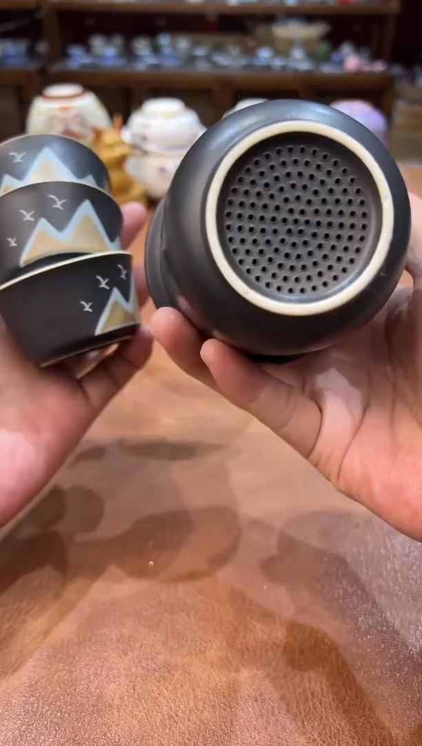 真的很便宜会开片的旅行茶具