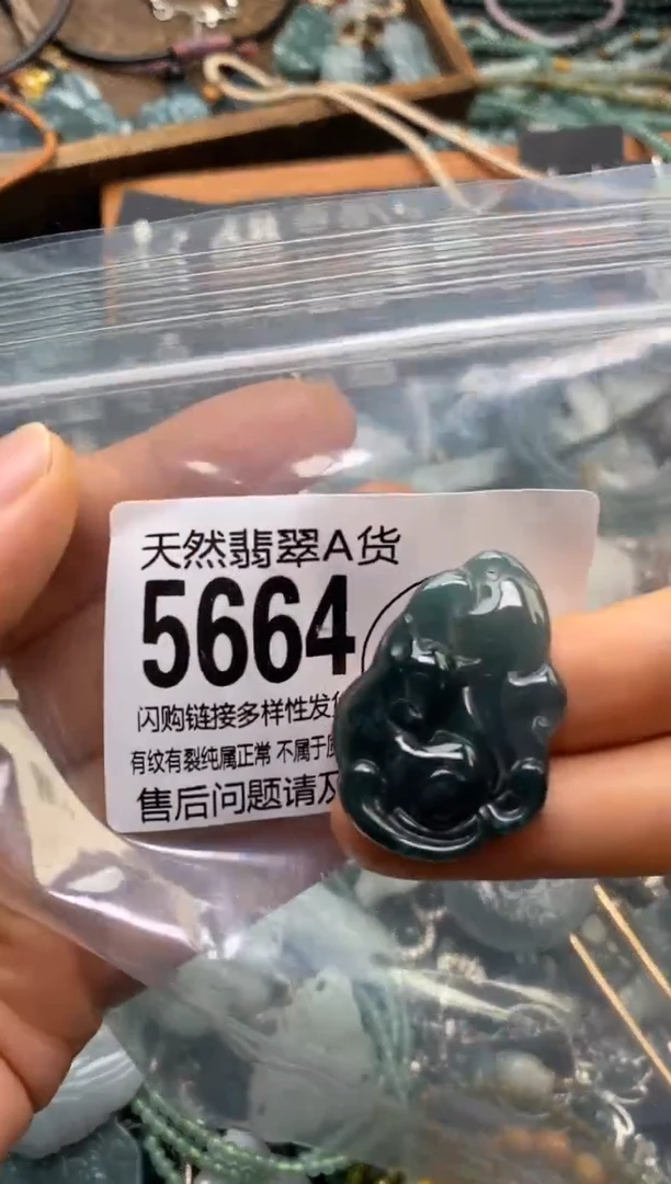 翡翠未镶嵌颈饰翡翠5664