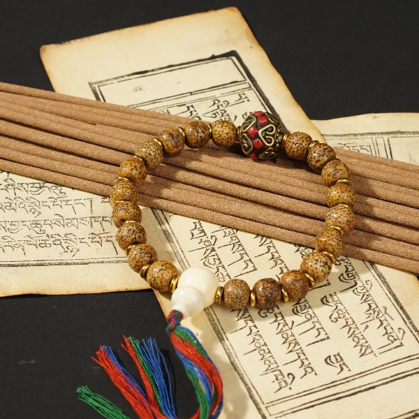 20世纪星月菩提手串/LBT1423Z/古玩老串/律宝堂