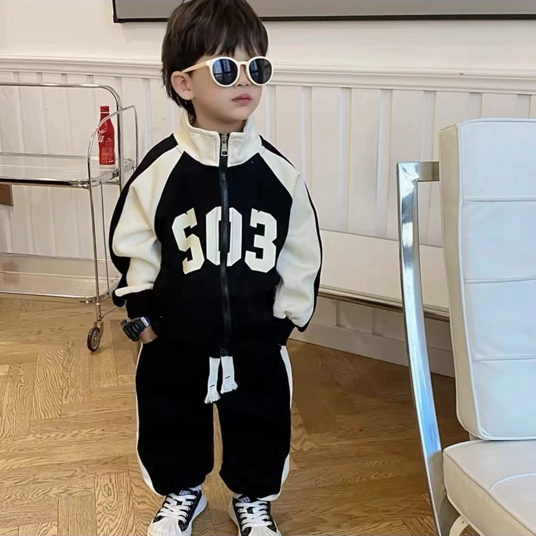 Y-N34男宝时尚潮流套装春秋百搭