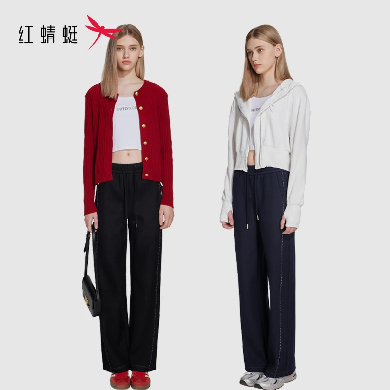 【好粗鲁】红蜻蜓 秋季款时尚休闲长裤潮流复古牛仔裤