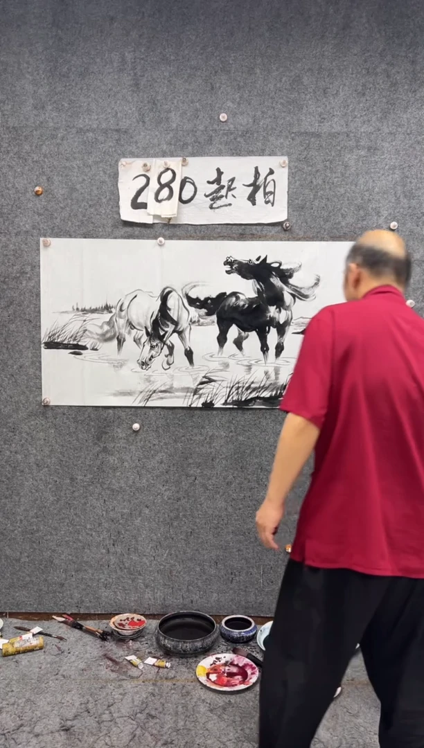 国画风生水起  带收藏证书