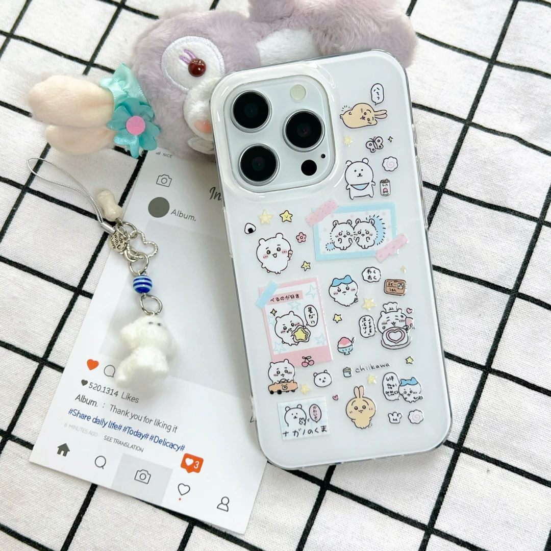 【56】小八乌萨奇吉卡哇手机壳苹果17iPhone16华为小米17oppovivo